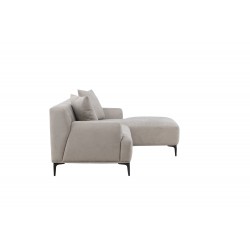 Viskan 3 personers Sofa - Sort og Lysegrå