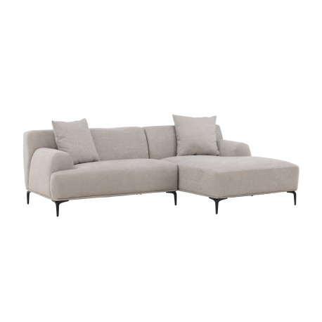 Viskan 3 personers Sofa - Sort og Lysegrå