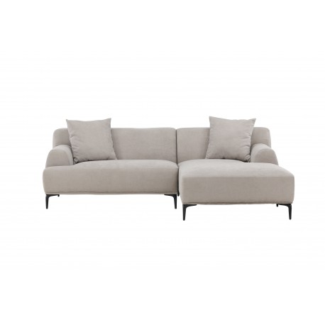 Viskan 3 personers Sofa - Sort og Lysegrå