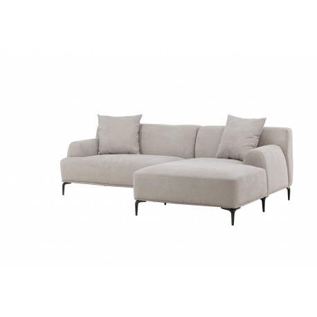 Viskan 3 personers Sofa - Sort og Lysegrå