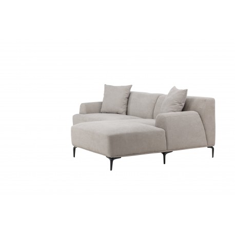 Viskan 3 personers Sofa - Sort og Lysegrå