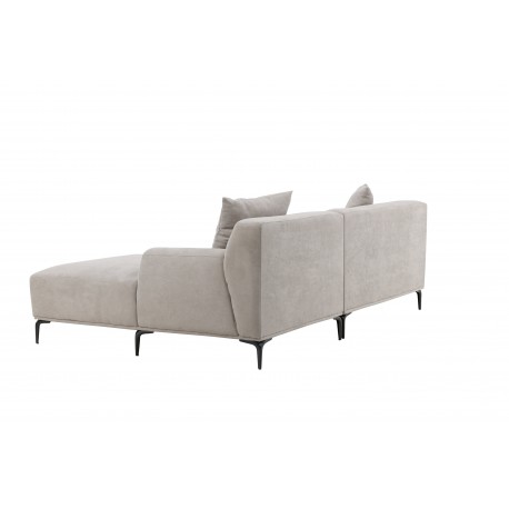 Viskan 3 personers Sofa - Sort og Lysegrå