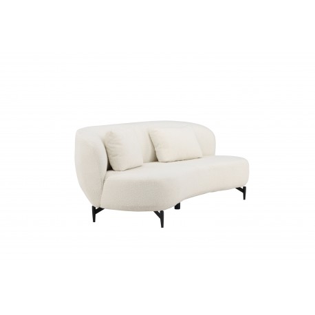 Luna 3 personers Sofa - Sort og Hvid