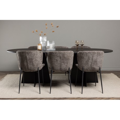 Spisebordssæt Bootcut med stole Modesto