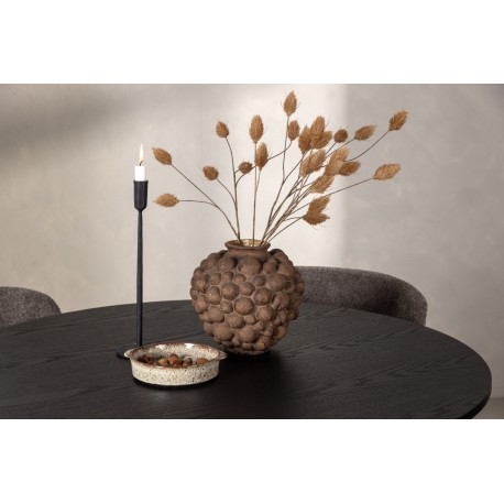 Olivia Rund Spisebordssæt - Beige og Sort
