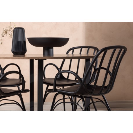 Rundt Spisebordssæt Durango med stole Dyron