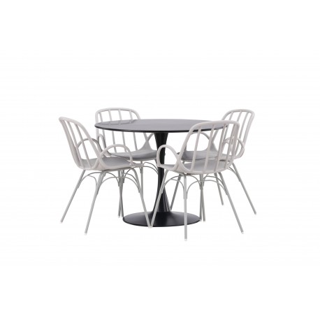 Spisebordssæt Glade med stole Dyron