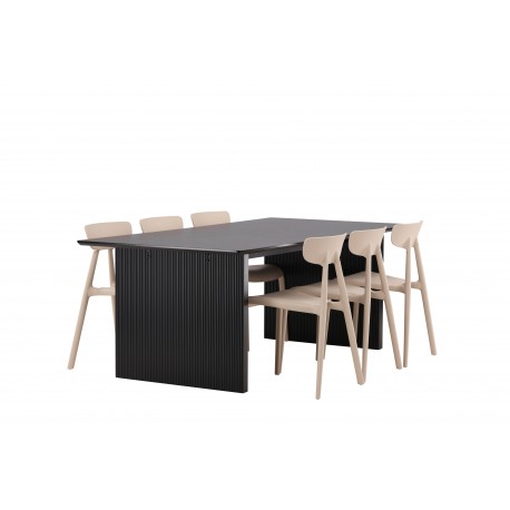 Spisebordssæt Vail med Ursholmen Spisebordsstole
