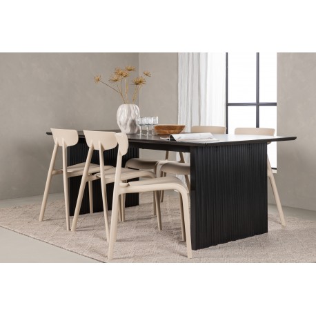 Spisebordssæt Vail med Ursholmen Spisebordsstole