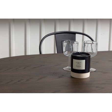 Spisebordssæt Stone med Tempe stole - Sort og Mocca