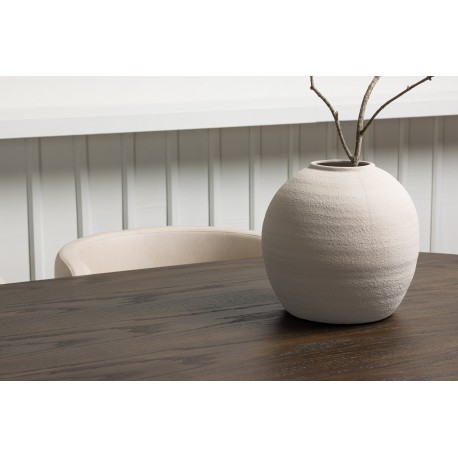 Spisebordssæt Sten med Simrishamn stole - Beige og Mocca