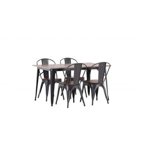 Tempe Spisebordssæt - Valnød