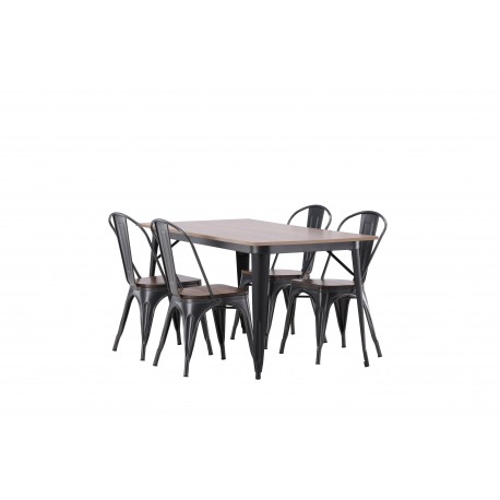 Tempe Spisebordssæt - Valnød