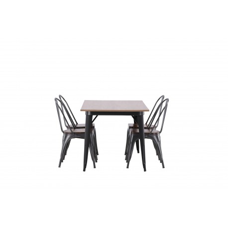 Tempe Spisebordssæt - Valnød