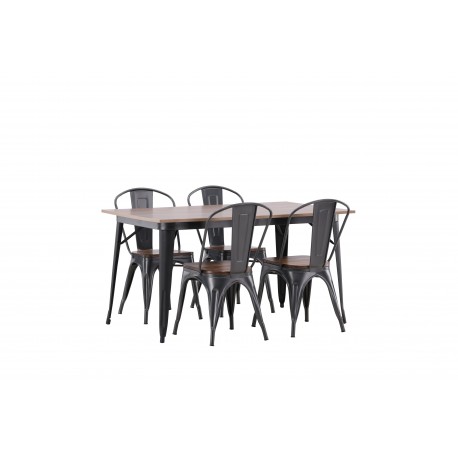 Tempe Spisebordssæt - Valnød