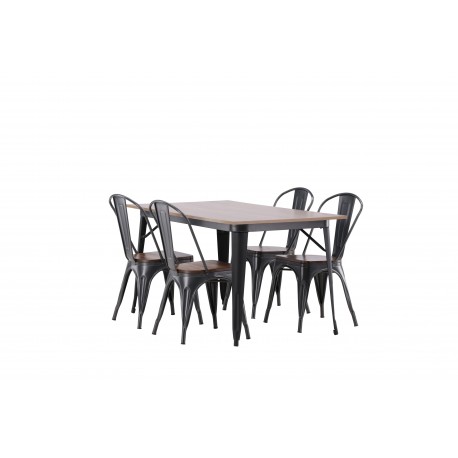 Tempe Spisebordssæt - Valnød