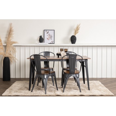 Tempe Spisebordssæt - Valnød