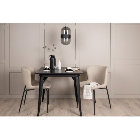 Tempe e Spisebordssæt - Beige og Sort