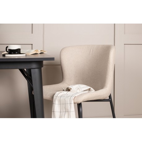 Tempe e Spisebordssæt - Beige og Sort