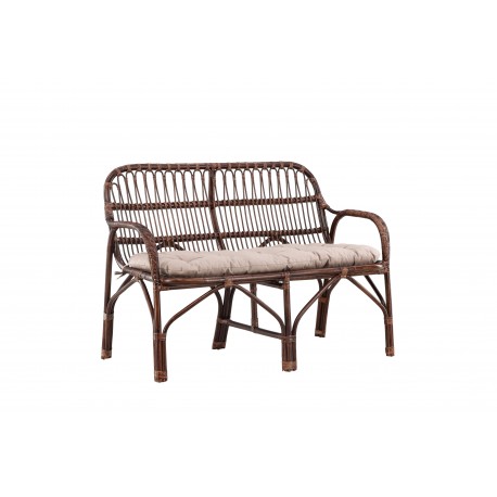 Nella 2 personers Sofa - Mørk Valnød