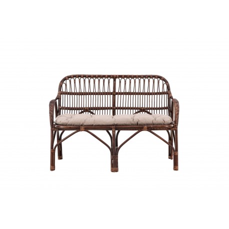 Nella 2 personers Sofa - Mørk Valnød
