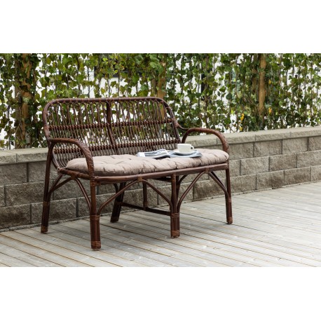 Nella 2 personers Sofa - Mørk Valnød