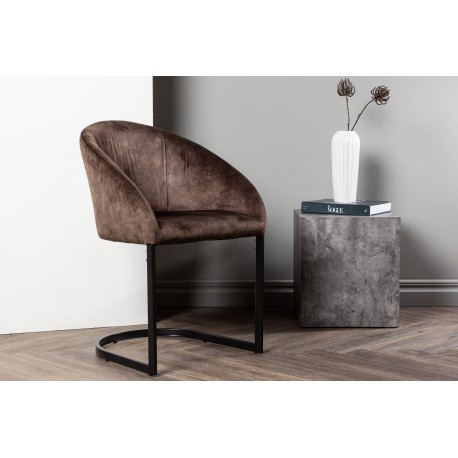 Aften Spisestuestol - Sort og Brun