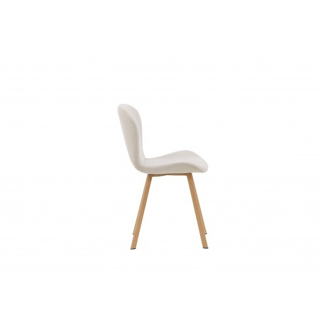 Lilja Spisebordsstol - Beige og Natur