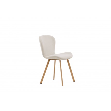 Lilja Spisebordsstol - Beige og Natur