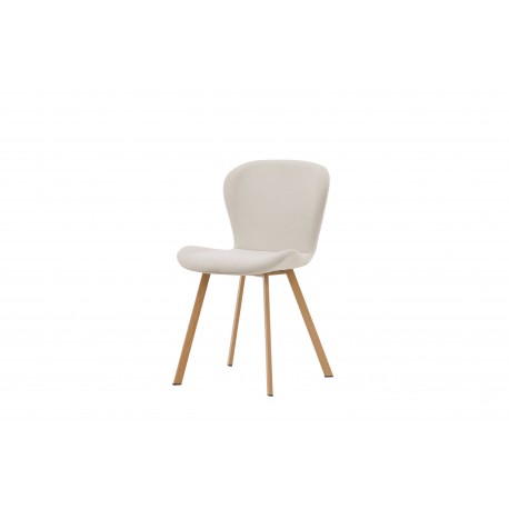 Lilja Spisebordsstol - Beige og Natur