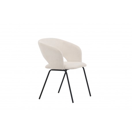 Day Spisebordsstol - Sort og Off White