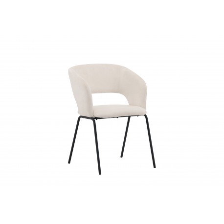 Day Spisebordsstol - Sort og Off White