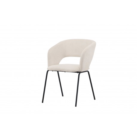 Day Spisebordsstol - Sort og Off White