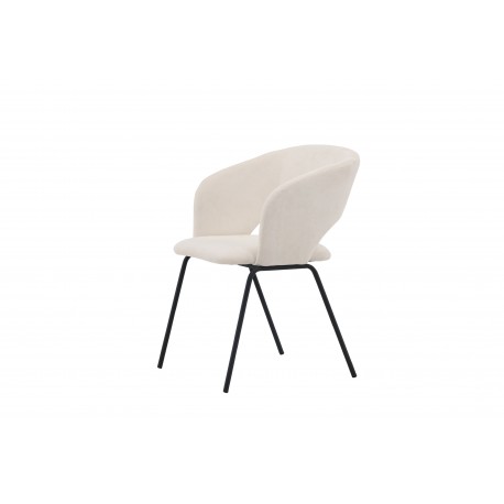 Day Spisebordsstol - Sort og Off White