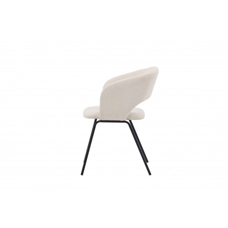 Day Spisebordsstol - Sort og Off White