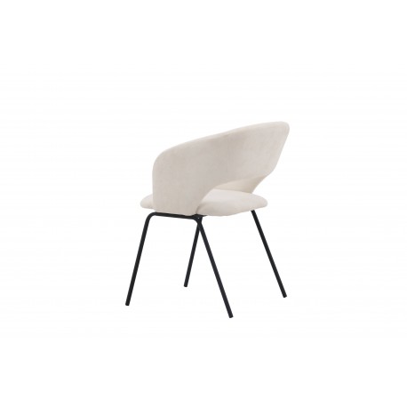 Day Spisebordsstol - Sort og Off White