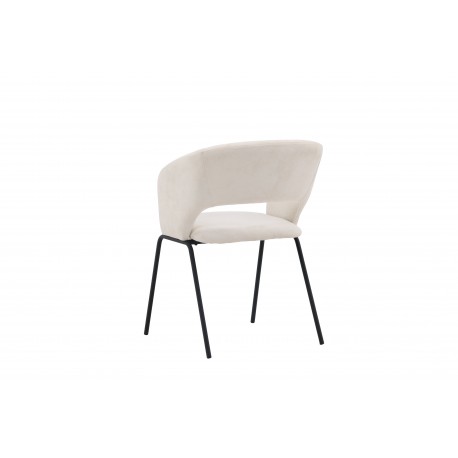 Day Spisebordsstol - Sort og Off White