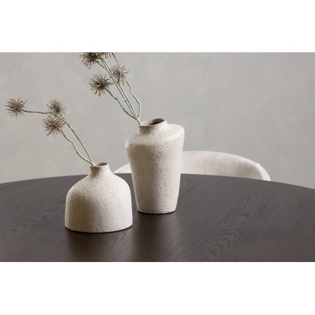 Rundt Spisebordssæt Sten med stole Berit - Beige og Mocca