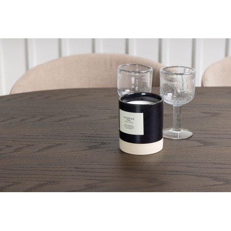 Spisebordssæt Sten med Berit Spisebordsstole - Beige og Mocca