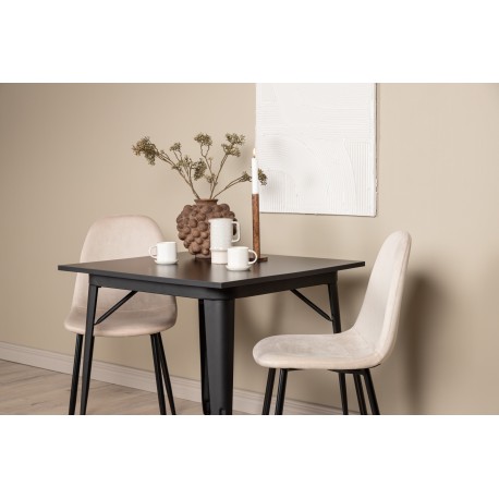 Tempe Spisebordssæt - Beige og Sort