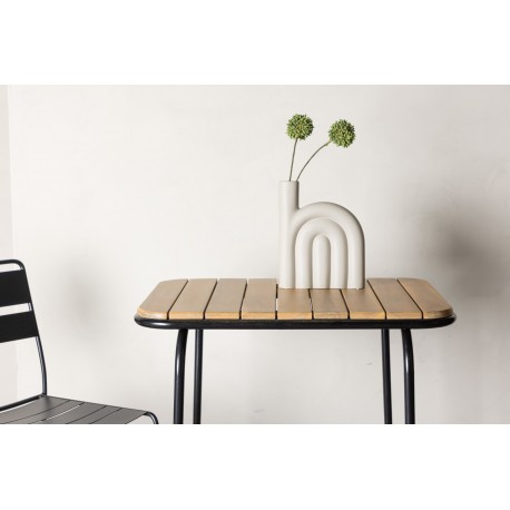 Holmbeck Cafébord - Sort,Natur