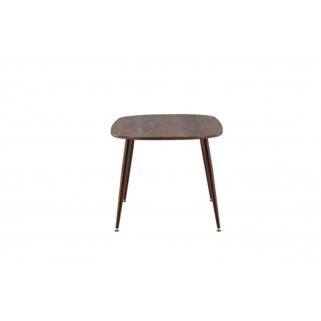 Sanford - 180x90cm Ovalt spisebord - Mørkebrun