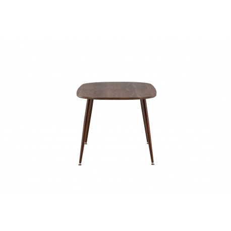 Sanford - 180x90cm Ovalt spisebord - Mørkebrun