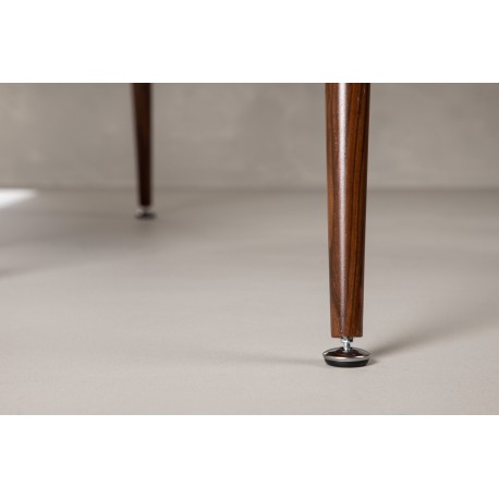 Sanford - 180x90cm Ovalt spisebord - Mørkebrun