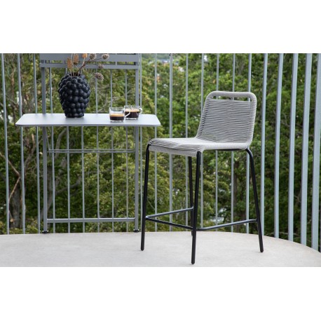 Lindos Barbordstol - Sort,Lysegrå