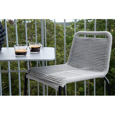 Lindos Barbordstol - Sort,Lysegrå