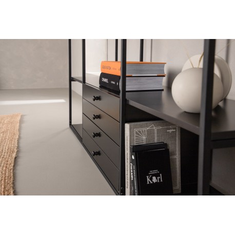 Amarillo Skab - Sort