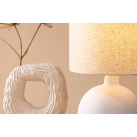 Torcello Bordlampe - Beige og Hvid