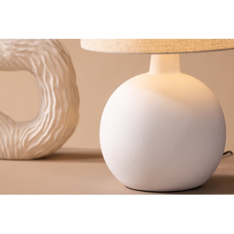 Torcello Bordlampe - Beige og Hvid
