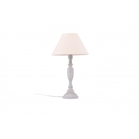 Caen Bordlampe - Beige og Lysegrå